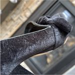 Bella Vita  Women's Black Velvet Heels with Bow Photo 12