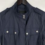 Sanctuary Navy Blue Belfast Utility Belted Cargo Jacket Women's Size XS Military Photo 5