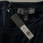 The Limited  NWT Size 3X Navy Blue Cold Shoulder One Piece Jumpsuit Photo 4