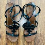 Tory Burch  Black Leather Sandals Photo 0