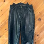 American tall True Touch Leather Straight Leg Pants for Tall Women Black Size 31 Photo 6