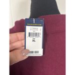 Ralph Lauren NWT Polo Cropped Oversized Longsleeve Polo Shirt Womens XL Burgundy Photo 3