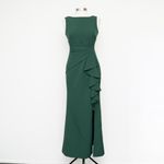 Eliza J Green Ruffle Front Gown Size 6 Photo 6
