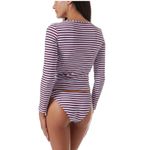 NWT Melissa Odabash Cali Red Stripe Bikini Top And Bottom 2PCS SET SZ Photo 2