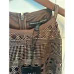 White House | Black Market  brown and gold short dress wedding guest fancy night ou Photo 3