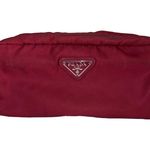Prada  Tessuto Nylon Cosmetic / Pouch Bag in Red Photo 0