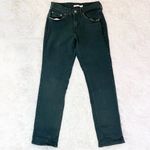 Levi's LEVI’S Women’s Mid Rise 505 Straight Leg Hunter Green Denim Jeans 27 Photo 1