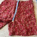 Ralph Lauren Lauren ‎ Womens Petite Floral Print Linen Shorts Red Size 10P Photo 7