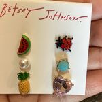 Betsey Johnson  Backyard Mismatched Stud Earrings Photo 3