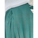 Karin Stevens VTG Y2K Dress Fairy Womens 6P Midi Whimsical Flowy Green Embroidered Beaded Photo 7