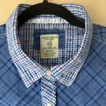 Panhandle Women's Western Blue Plaid Sleeveless Button-Up Shirt Size XL Photo 3