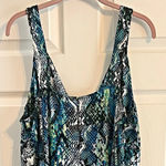 Covington  Maxi Dress 1X Sleeveless Plus Size Stretch Abstract Photo 6