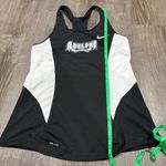 Nike  Adelphi University Swimming Black and White Tank Top Photo 7