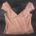 SheIn Balletcore pink coquette sweetheart neck top shirt crop Tank Size XS Cap Sleeves Photo 5