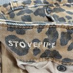 American Eagle  Leopard Print High Waist Stovepipe Jeans Tan Size 6 Long Photo 10