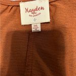 Hayden  burnt orange long sleeve maxi cardigan size 2xl Photo 4