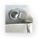 Furla  ✵ One Button Bagette Convertible Clutch Shoulder Bag ✵ Ivory Leather ✵ Photo 14