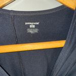 Patagonia Black Bandha Twist Front Sleeveless stretch Jersey Midi Dress | S Photo 2