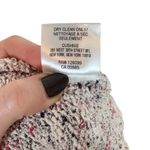 Cushnie Mock Neck Open Knit Fringe Cropped Sweater Runway Pink Size M Photo 12