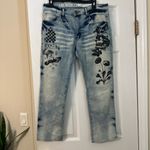 Macy's Reason Graphic Light Wash Cotton Jeans  Photo 1