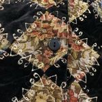 New Directions Size Medium Black Vintage Cotton Vest Sleeveless Retro Funky Photo 6