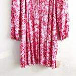 Sanctuary  Dress New Crush Babydoll Tiered Long Sleeve Dress Oasis Bloom Sz S NWT Photo 11