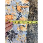 Hello Molly  NEW Size 10 Flowers of the Sun Mini Dress Blue Orange One Shoulder Photo 9