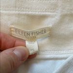 Eileen Fisher White Knit Mini Knee Length 100% Organic Linen Skirt - Size PS Photo 12