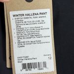 prAna NWT  Winter Hallena Pants Women's Size 12 Black Water-Repellent Performance Photo 12
