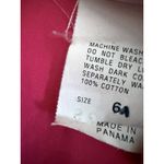 My Name Is Panama Button‎ Up Vintage Pink Hand Embroidered Funky Fruit Sz S 6 Photo 2