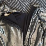 Dress the Population  Silver Sequin Long Sleeve Dress Photo 4