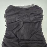 superdown  Sonya Bustier Mesh Dress in Black Photo 4