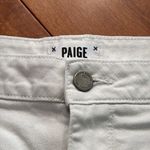 Paige  Women's White Denim Shorts size 31” Photo 1