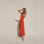 Tuckernuck NWT x India Hicks Scarlet Red One Shoulder Carmen Dress size small Photo 4