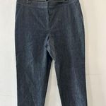 St. John  Pants Women's Jeans 14 Denim Chambray Straight Leg Dark Wash Photo 0