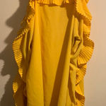 Ashley Stewart  Yellow Ruffle Skirt Photo 0