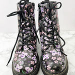 Unionbay  Ginny Floral Combat Boots Purple Pink‎ Floral Womens 7.5 Photo 0