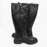 Geox  - Iridea Black Leather Knee-High Boots Size 8 Photo 4