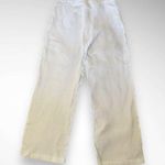 Nicole Miller Women's White 100% Linen High Rise Wide Leg Trousers Size 6 | NWT Photo 1