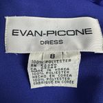 Vintage Y2K Sheer Floral Maxi Dress Size 8 Blue Whimsical Fairy Dainty Cottage Photo 6