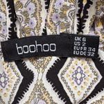 Boohoo  NWOT Paisley Printed Tie Front Mini Dress Photo 7