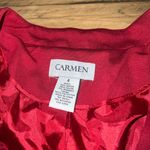 Carmen Marc Valvo red blazer Photo 3