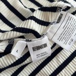 Reformation  Nellie Stripe Ribbed Dress NEW Tags Photo 4