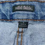 Wild Fable Womens High Rise Button Fly Distressed Boyfriend Crop Jeans Blue Sz 6 Photo 4