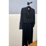Vince Camuto Women’s Suit Set Cropped Blazer Jacket And Work Pants Black Photo 3