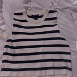 Forever 21 Striped Sleeveless Top - Black and White Photo 0