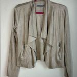 Bagatelle Waterfall Faux Suede Jacket Photo 1