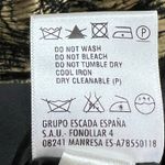 Escada Pencil Skirt US 4 Black Gold Linen Silk Blend Brocade Abstract Glamour Photo 12