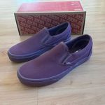 Vans Classic Slip-On 'Pastel Mono - Plum Wine' Women 10.0 US Mens 8.5 US Photo 2