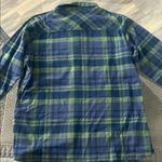 Columbia  Navy and Olive Plaid Men's Shirt Photo 3